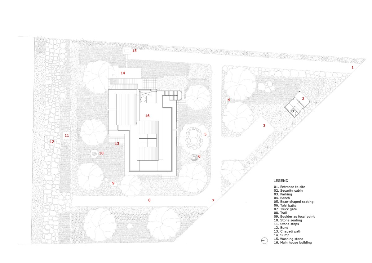 Terrace Plan of Aamra by Betweenlines