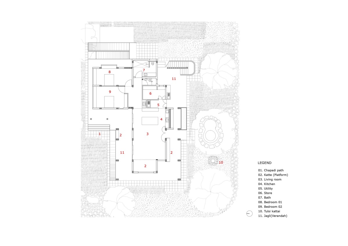 Plan of Aamra by Betweenlines