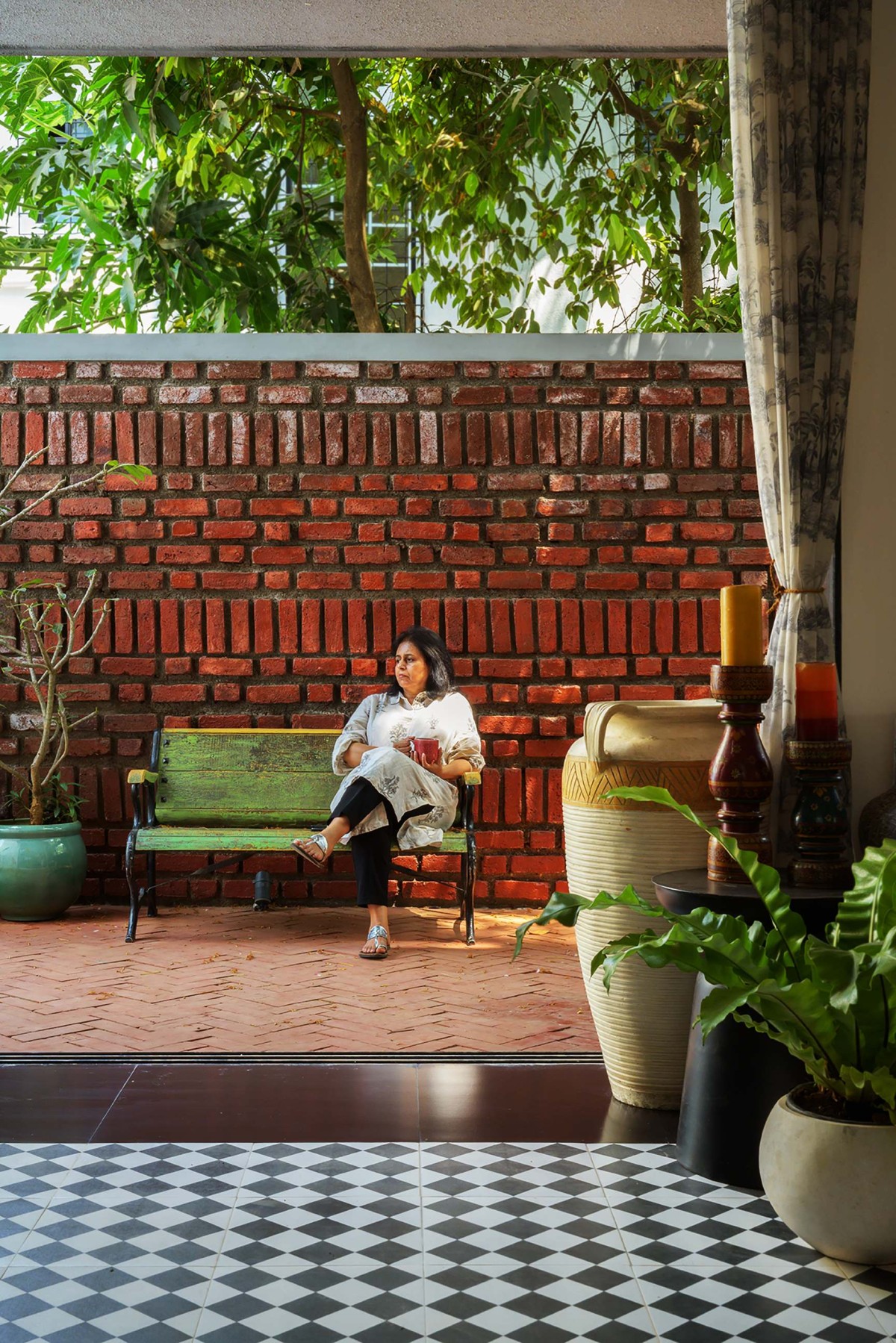 Passage to verandah of Jade by unTAG Architecture and Interiors