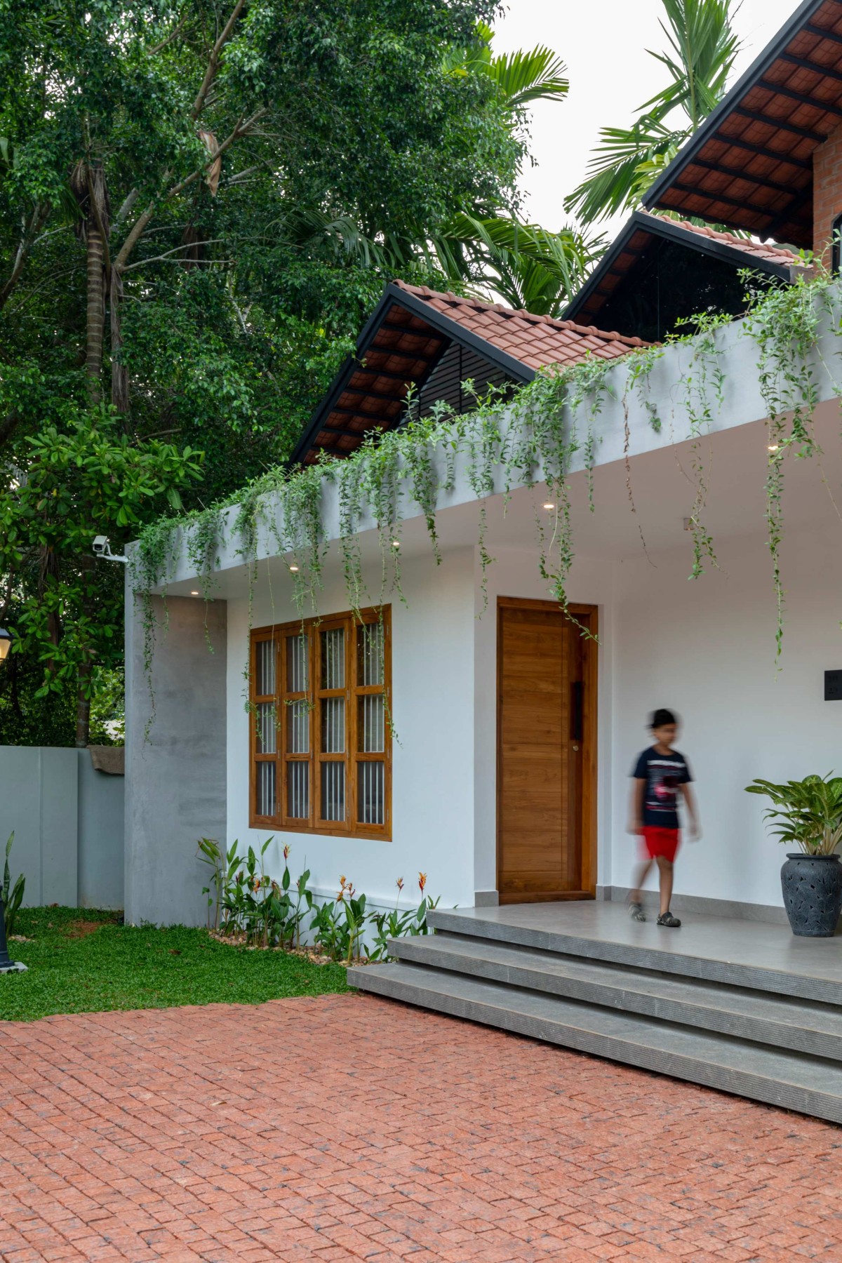 Porch of Advitiya by Coax Architecture Studio