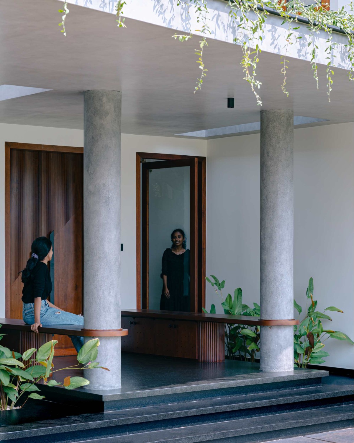 Sitout of Dhvani by Bani Architects