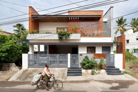 Perforated Plane House by D.L.E.A