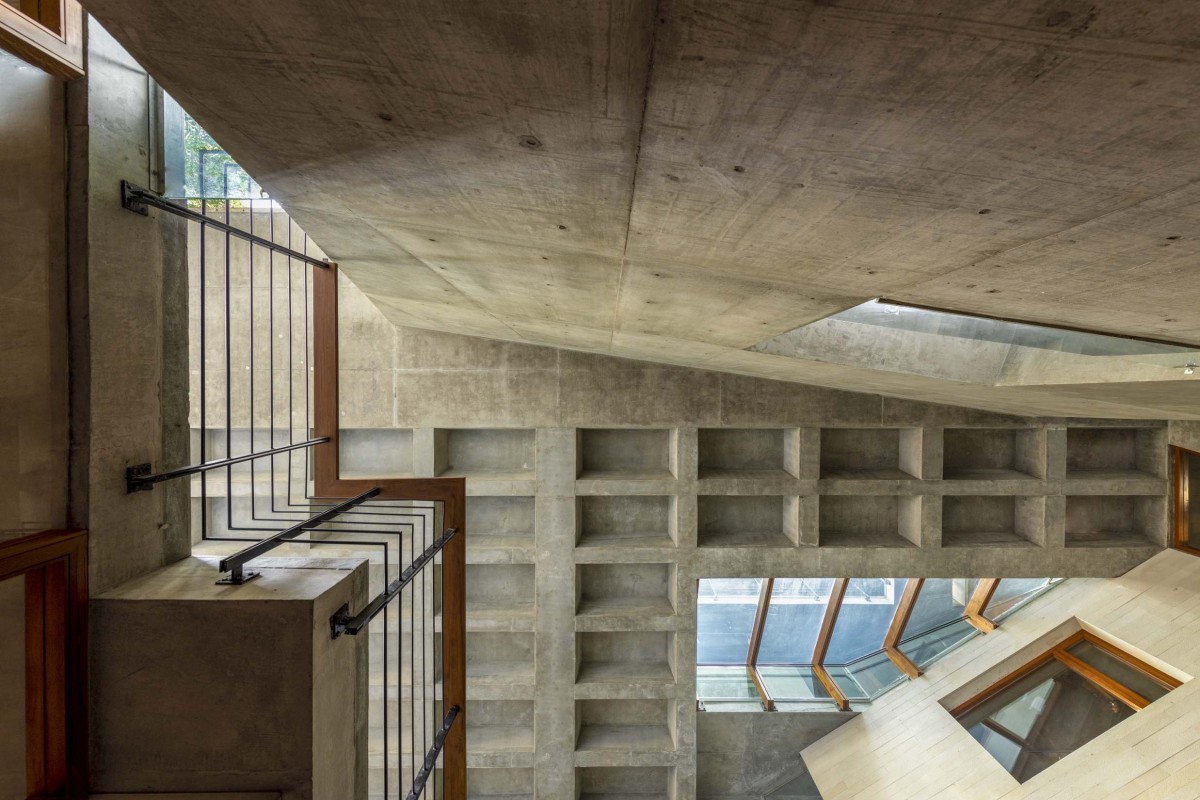 Ceiling of House of Voids by Malik Architecture