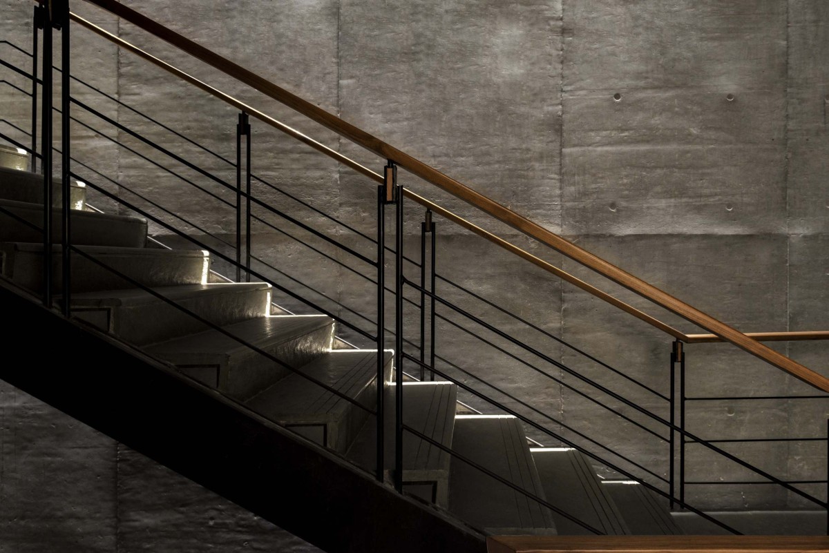 Staircase of House of Voids by Malik Architecture