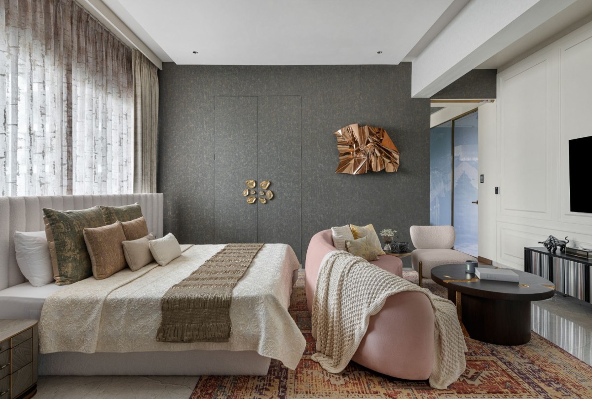 Bedroom of Goel Residence by S.alt Studio Design