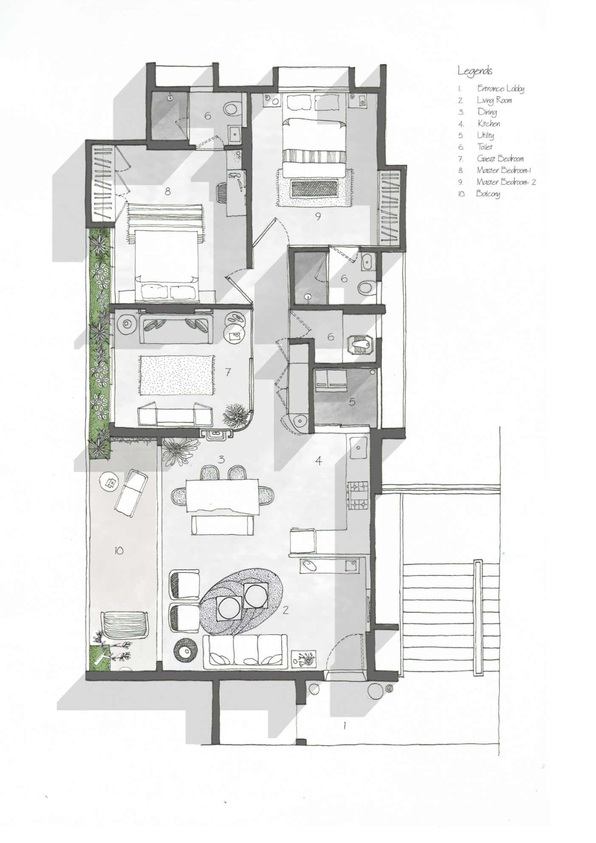 Plan of Celebration by Studio Lagom