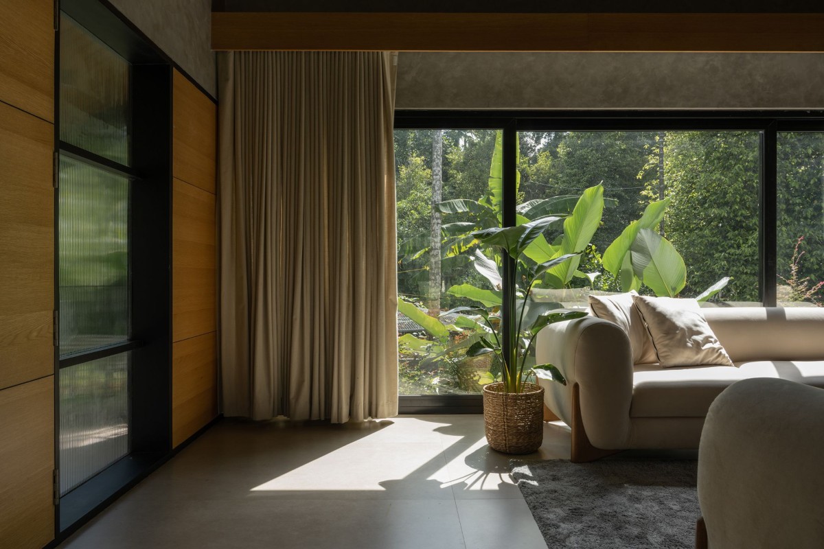 Drawing room of Monsoon In Farm House by i2a Architects Studio