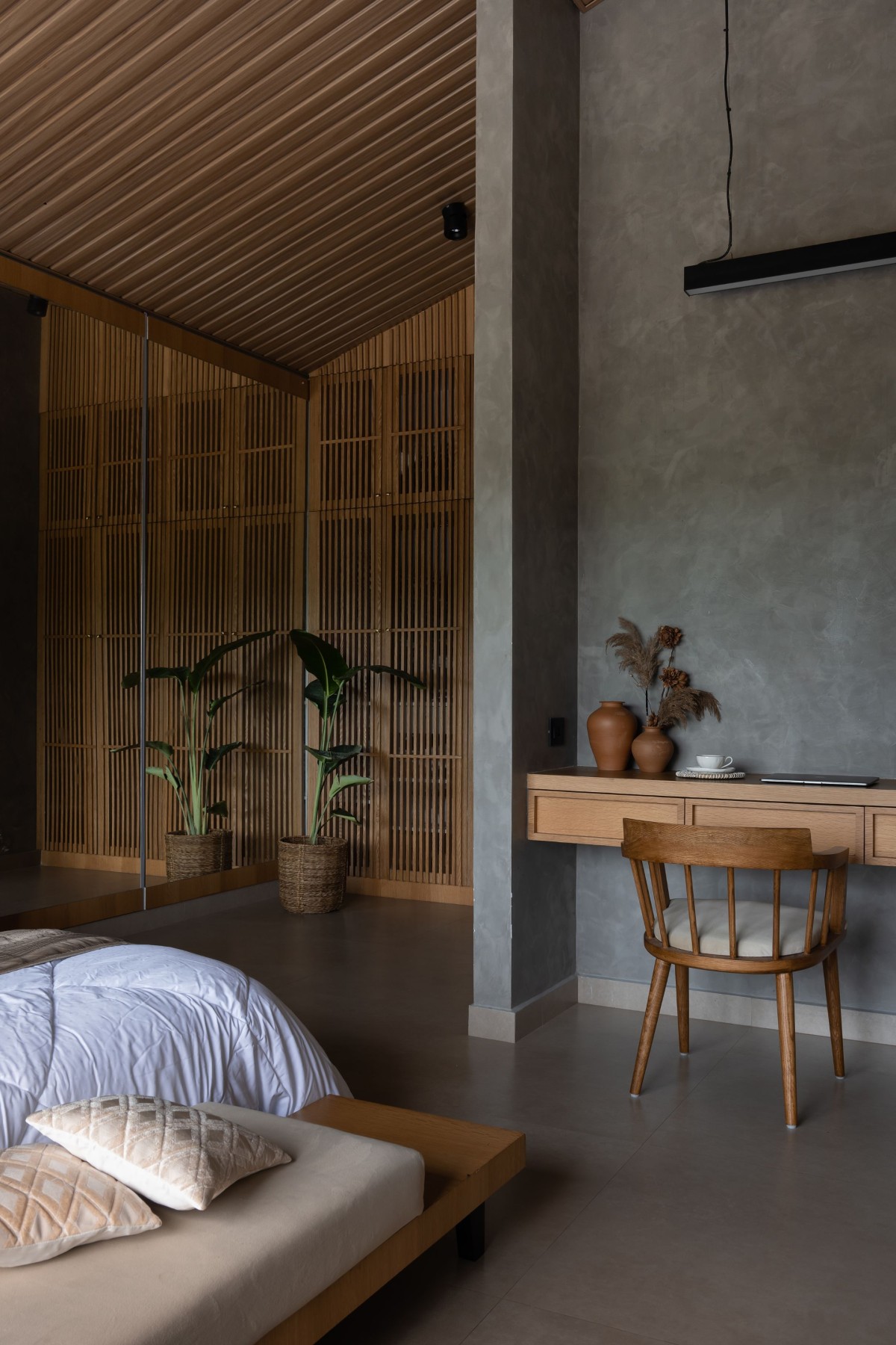 Bedroom 2 of Monsoon In Farm House by i2a Architects Studio