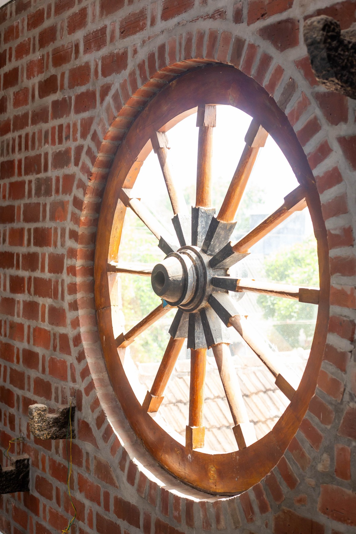 Detailed shot of window of The Red Fort by Onebulb Architecture