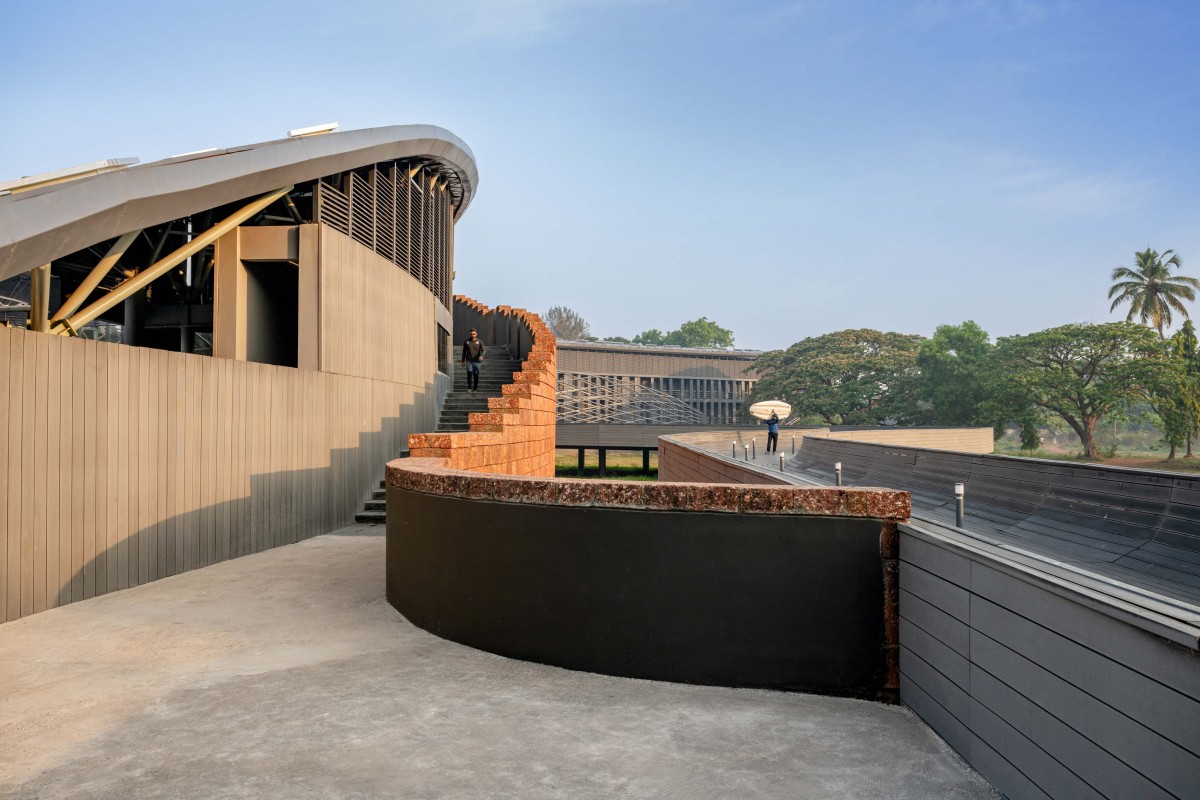 Exterior view of National Institute of Water Sports by MOFA Studio