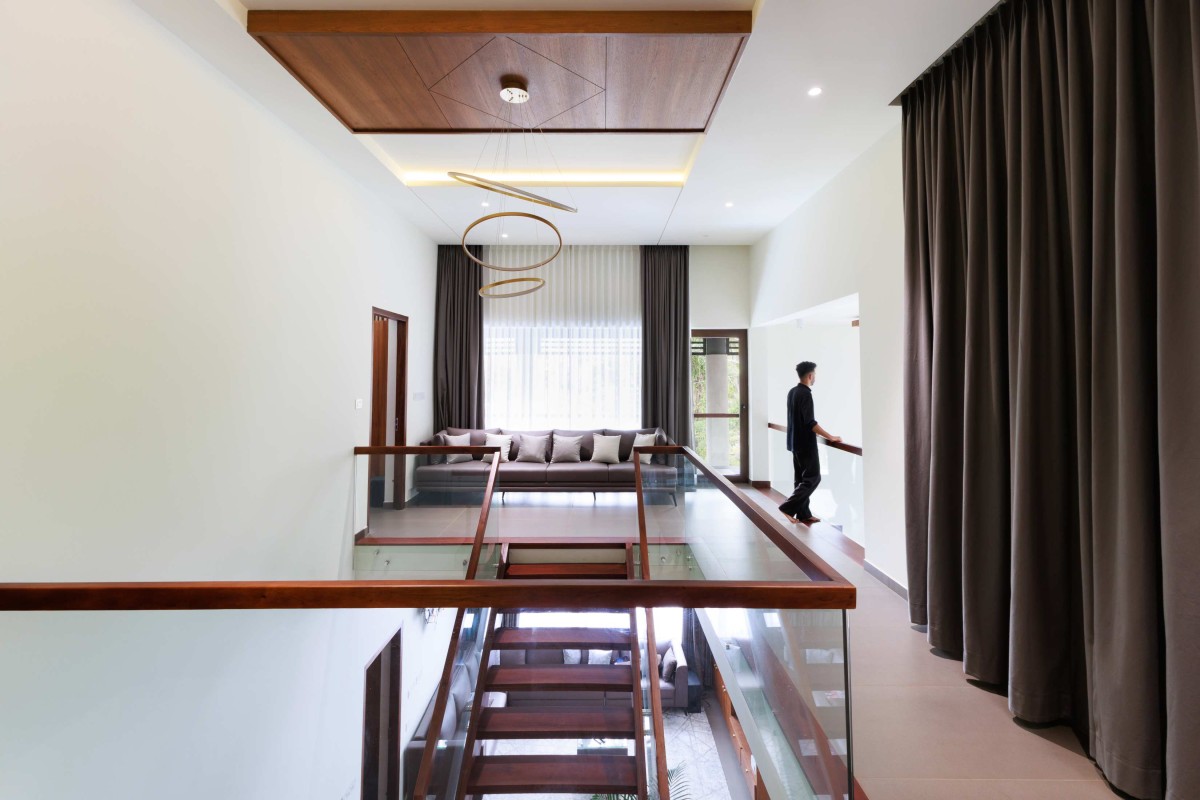 First floor view of The Samaa’ Residence by En haut Architects