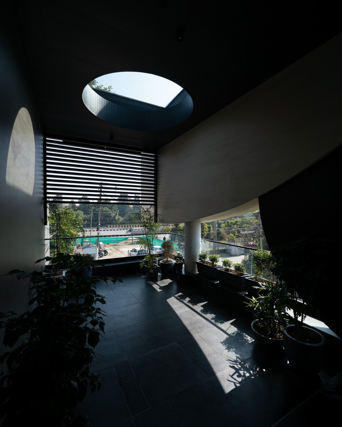 Balcony of Residence 100 by Subash and Associates