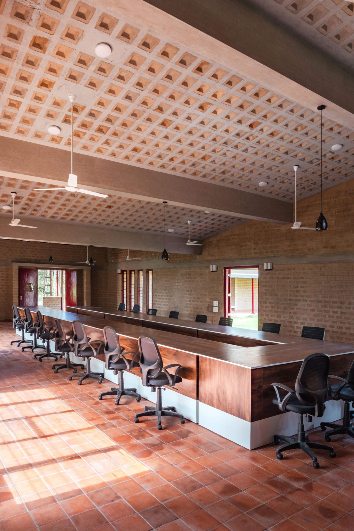 Conference Room of Organic Research & Training Centre by Sejpal & Raje Architects