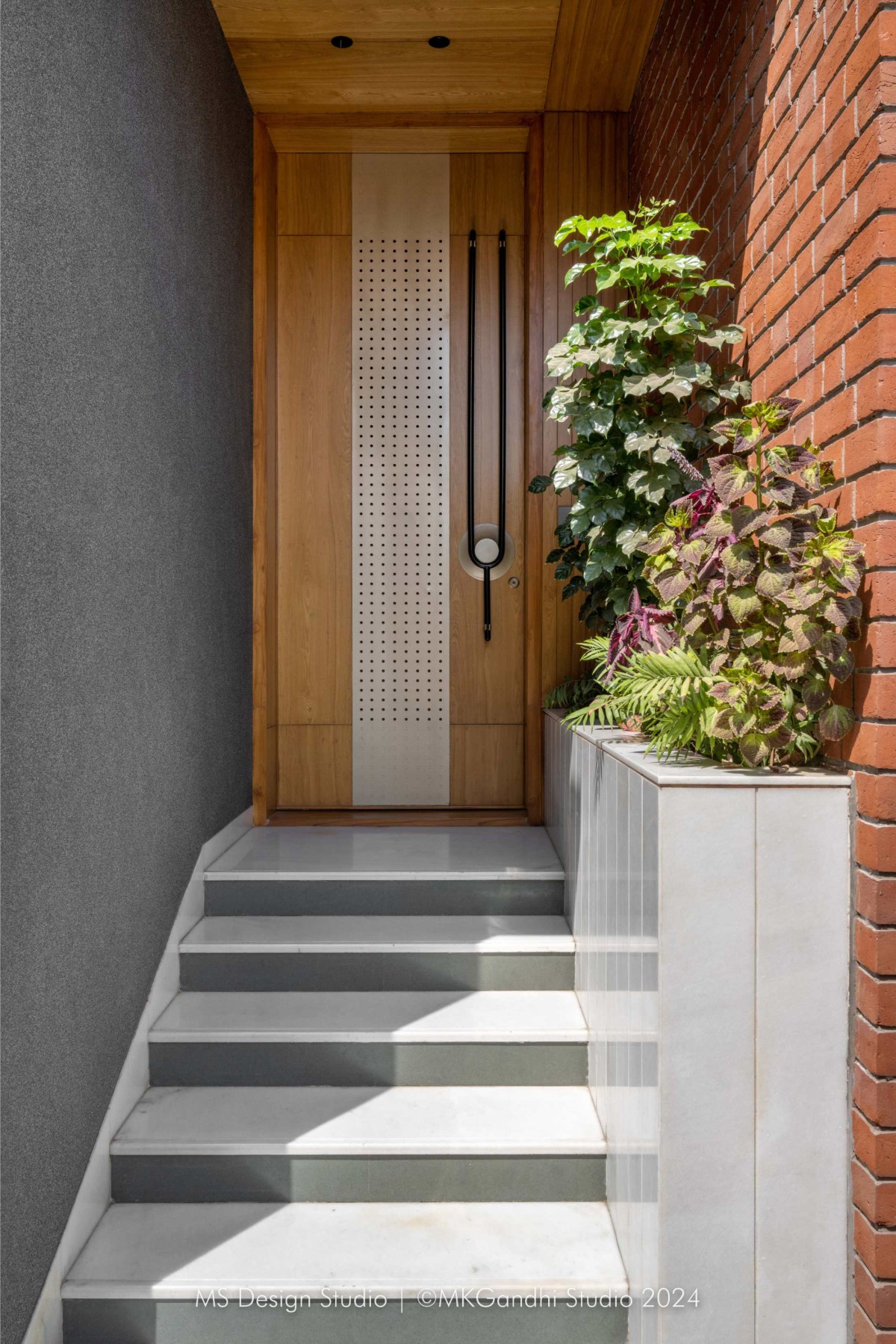 Entrance of Haria’s Residence by MS Design Studio