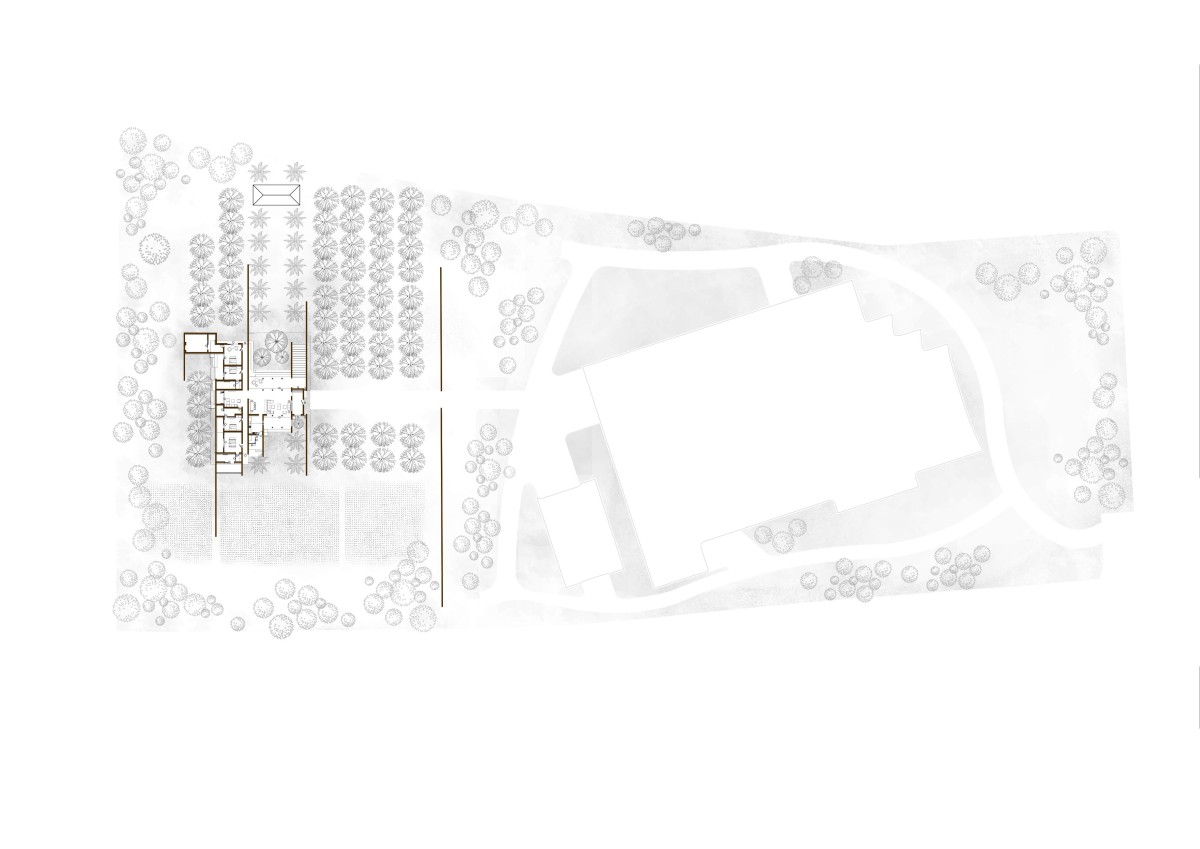 Site Plan of Kaattu Veedu Guesthouse by Studio XS