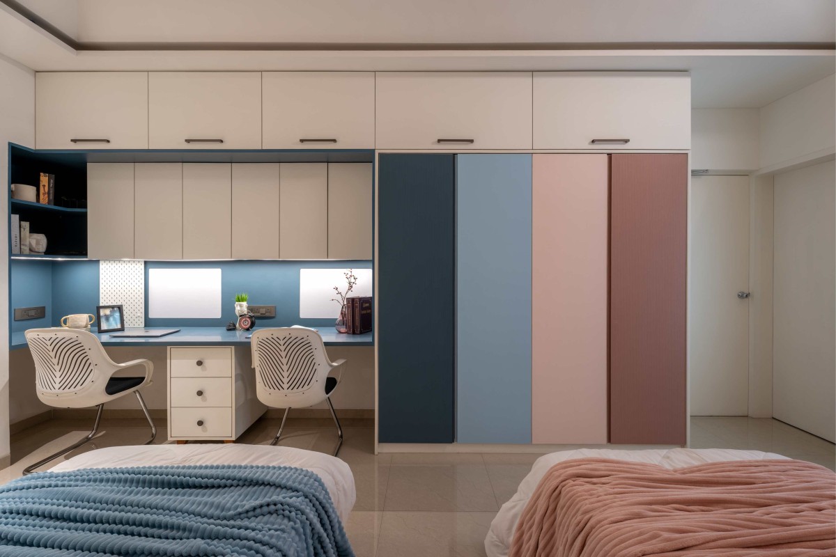 Kids Bedroom of Highland Home by Thumbnail Design Studio