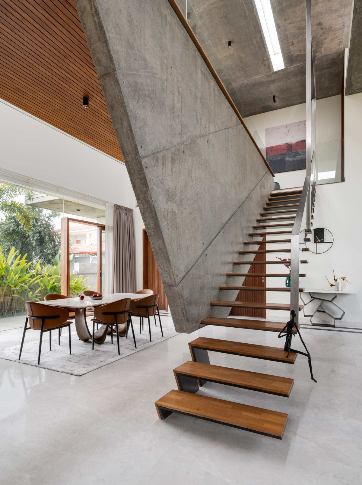 Staircase of The Quarry House by Crest Architects