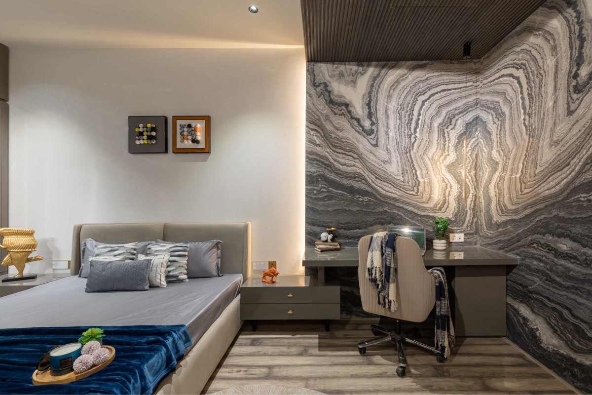 Master Bedroom 2 of Vinayak House by Imagine Design Studios