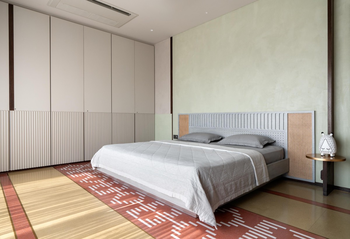 Bedroom of Pattern Land by Cadence Architects