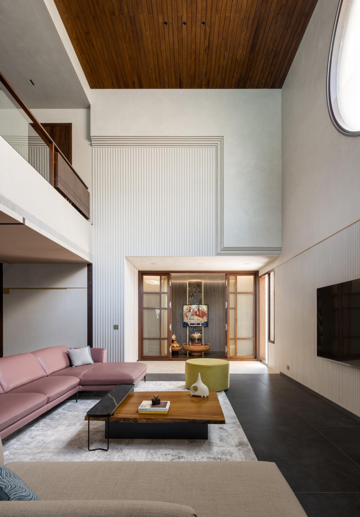 Living room of Pattern Land by Cadence Architects