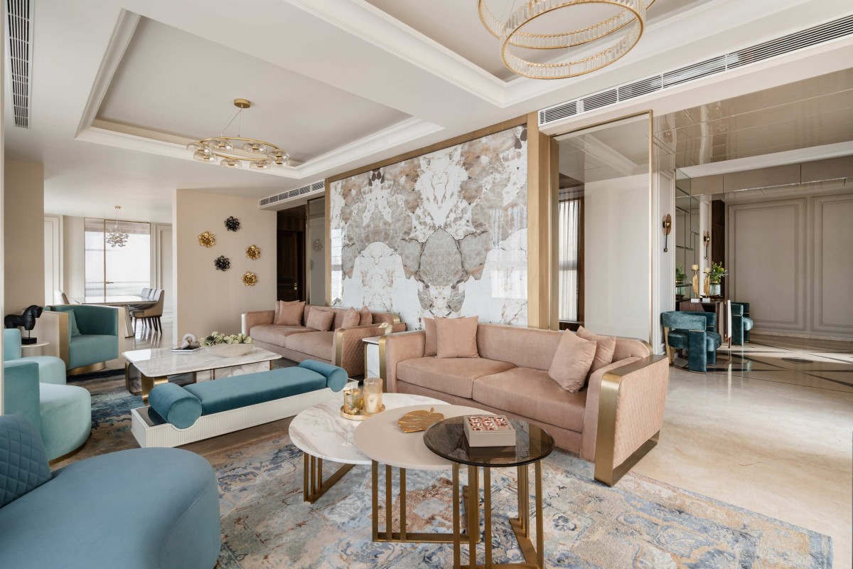 Living room of The Presidential Penthouse by The Picturesque Studio