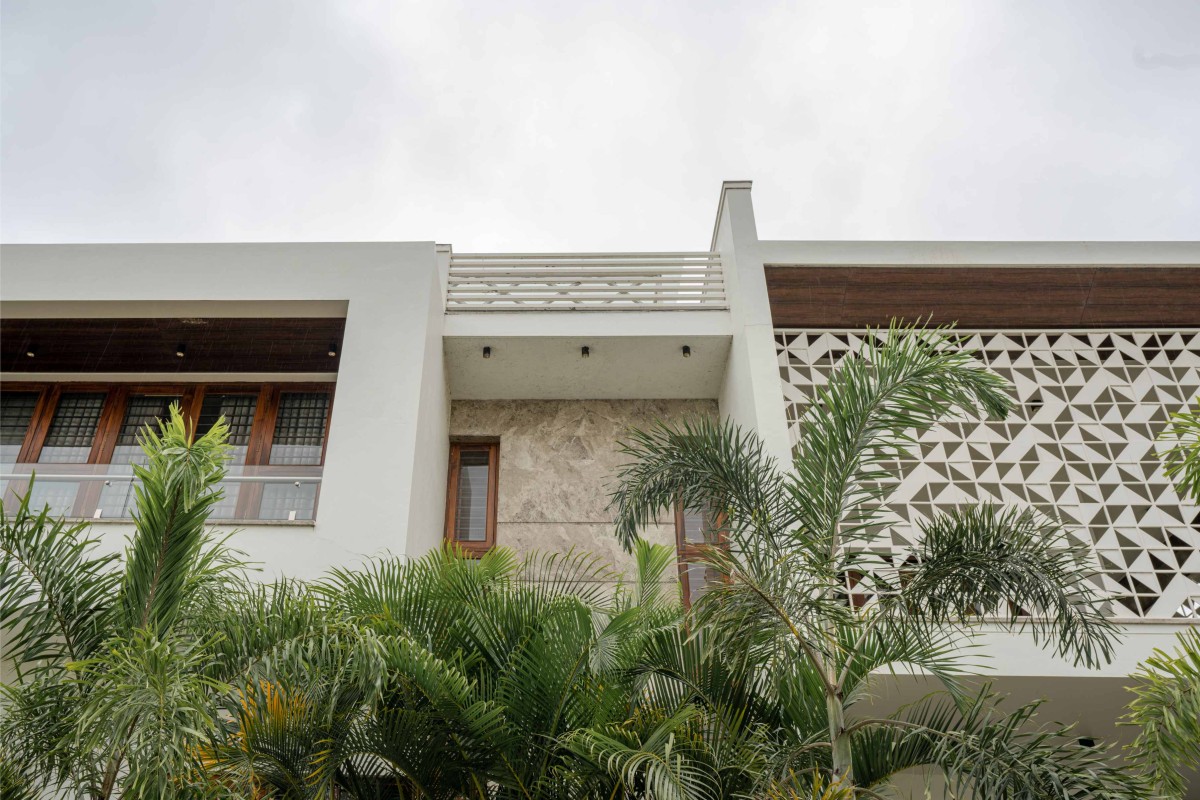 Exterior view of Saraswathi by Jyaamiti Architectural Studio