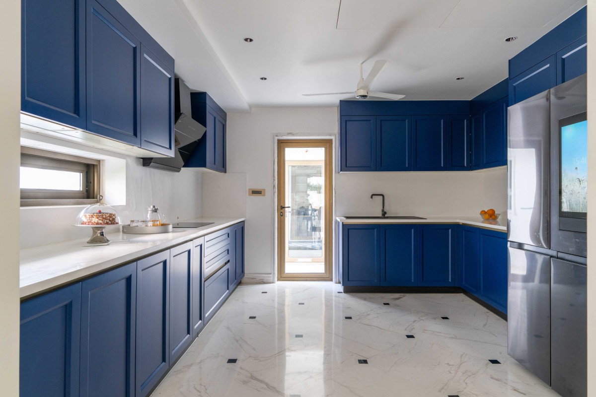 Kitchen of Kompally Villa by DH Architecture Studio