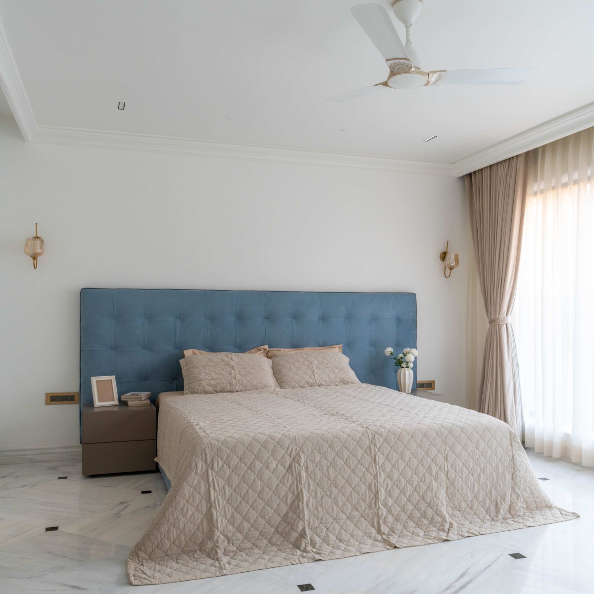 Bedroom 3 of Kompally Villa by DH Architecture Studio