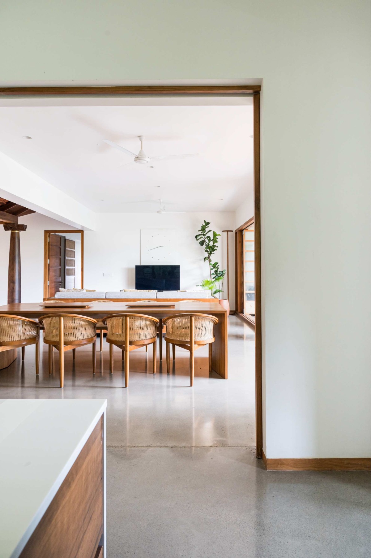 View from kitchen of Peringattil Veedu by Studio Homosapiens