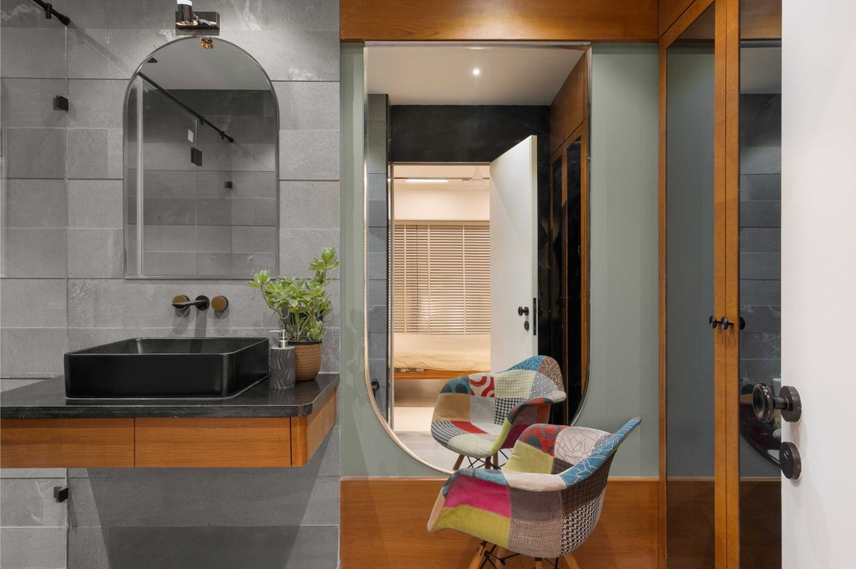 Bathroom of The Arched Penthouse by The Design Alley