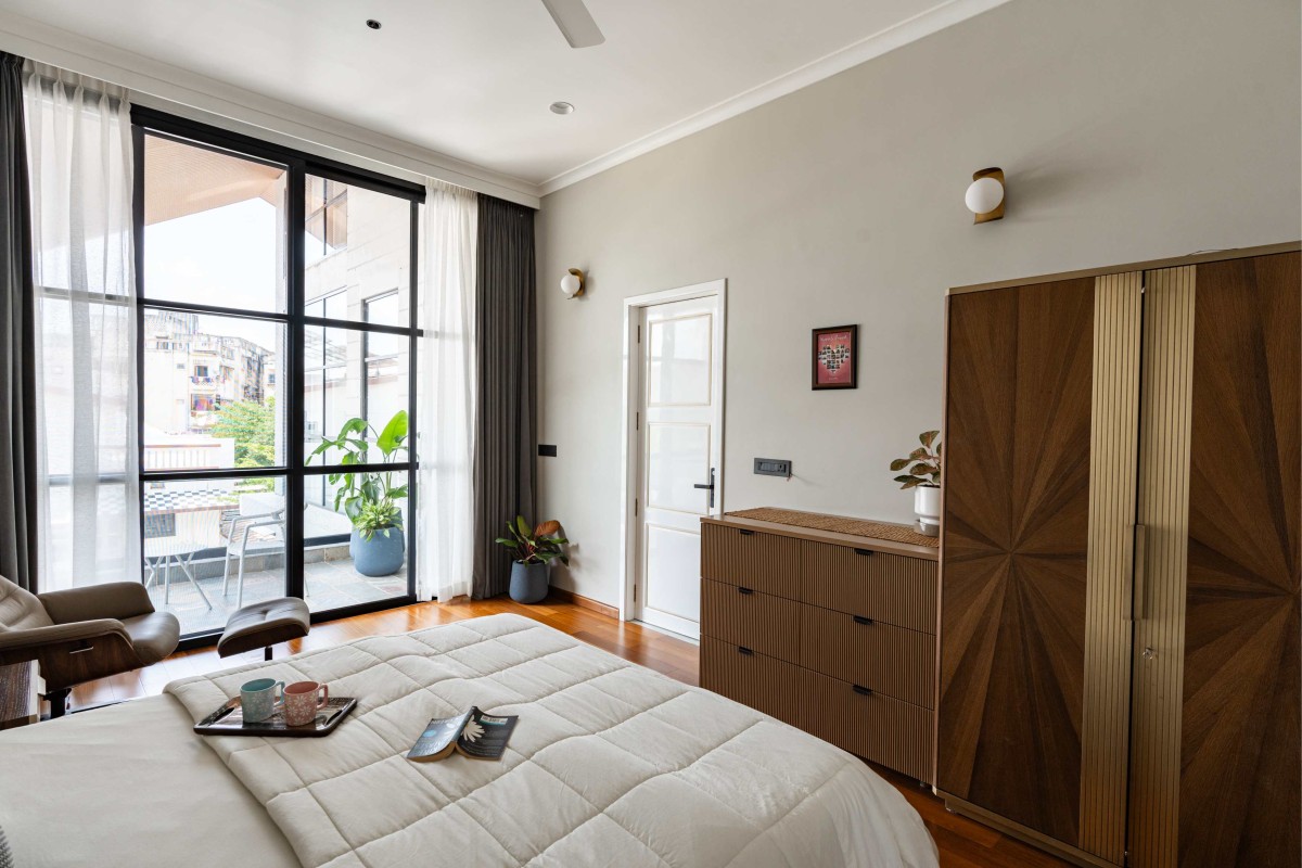 Master Bedroom of Patel Bungalow by Sheth Design Studio