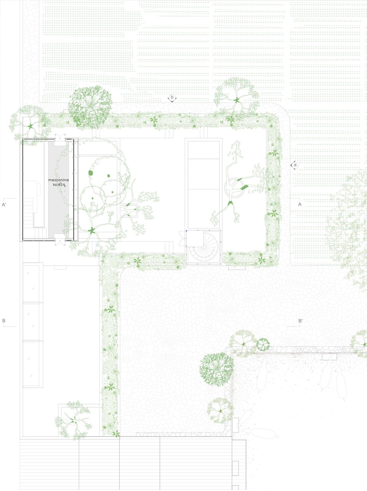 First Floor Plan of Shed 2.0 by Studio ii