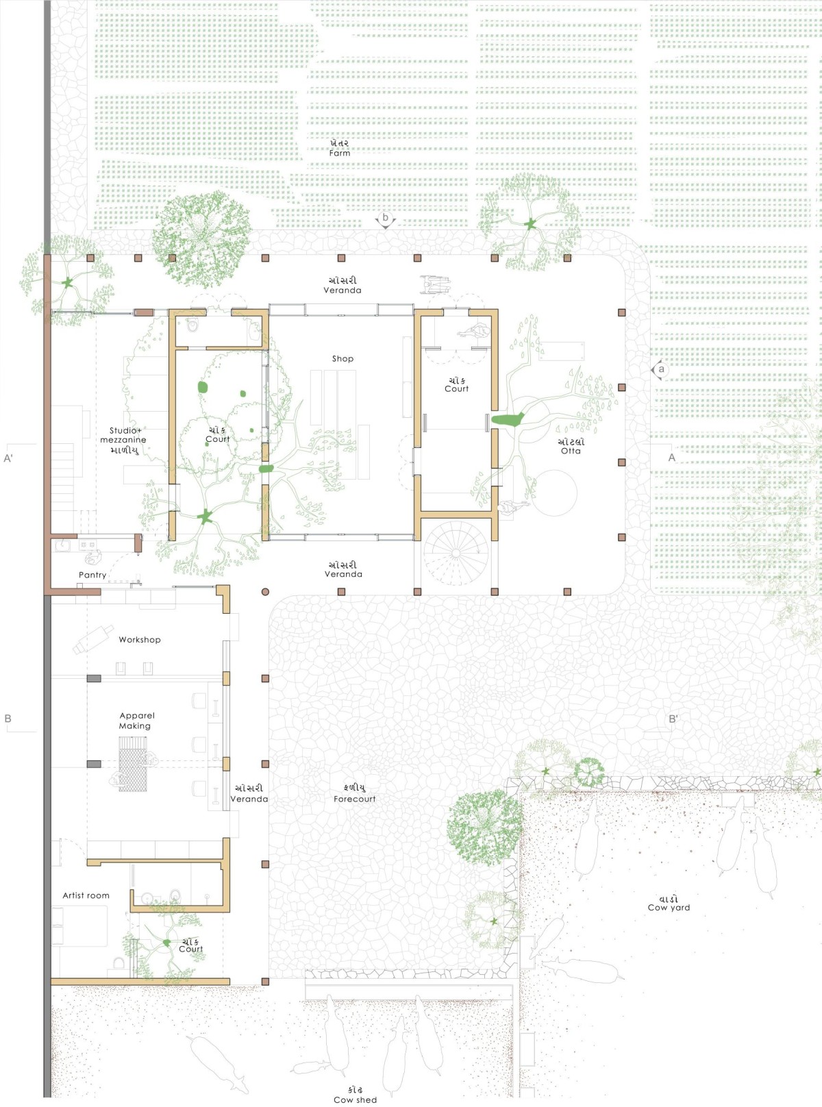 Ground Floor Plan of Shed 2.0 by Studio ii