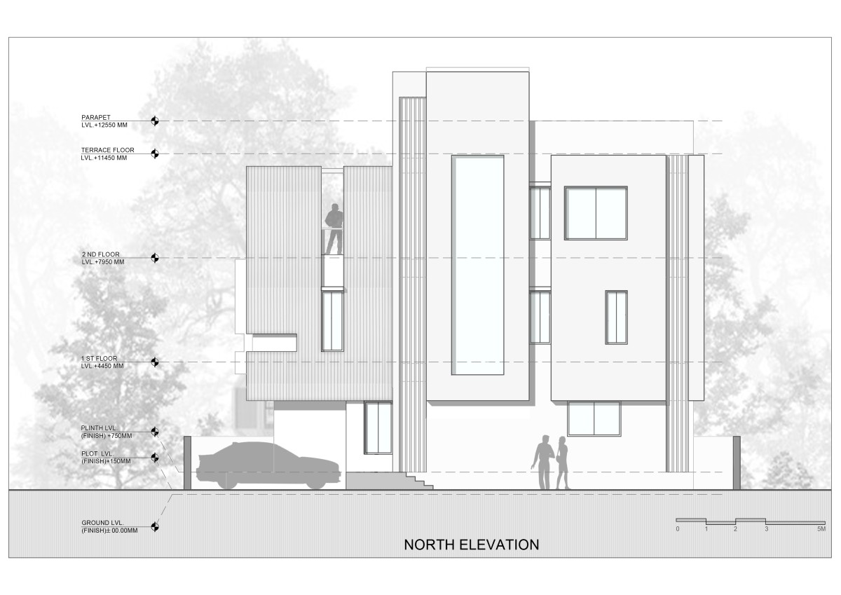 Side Elevation of A piece of Sky by Sparc Design