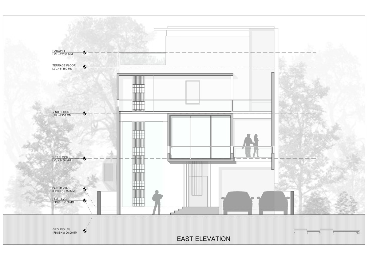 Front Elevation of A piece of Sky by Sparc Design