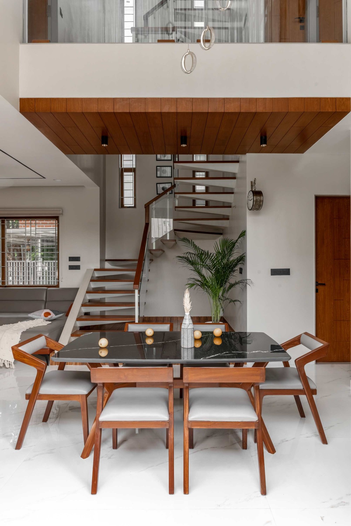 Dining of Vadgama’s Residence by J Architects