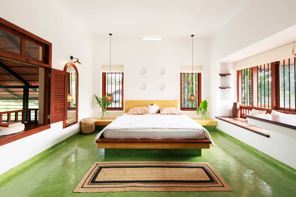 Bedroom of Janani Residence by Naked Volume Architecture Studio