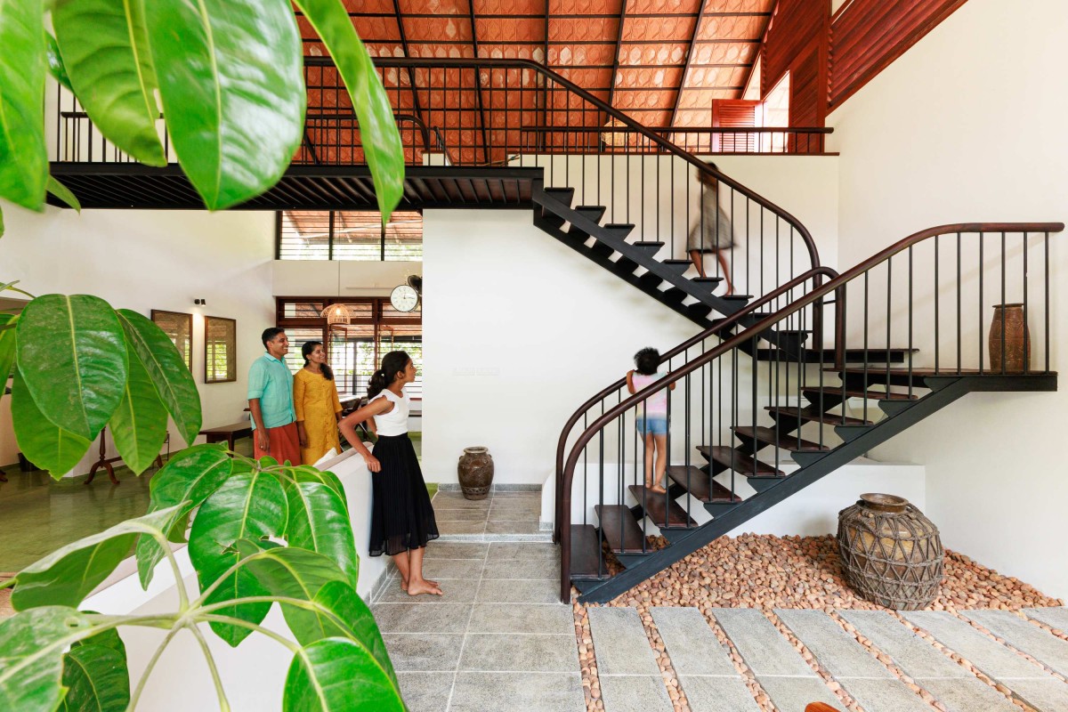 Staircase of Janani Residence by Naked Volume Architecture Studio