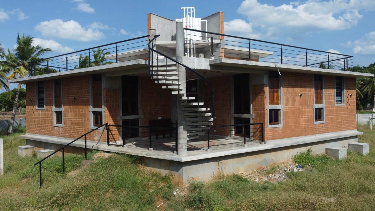 Exterior view of Lakshmi Farm House by RP Architects