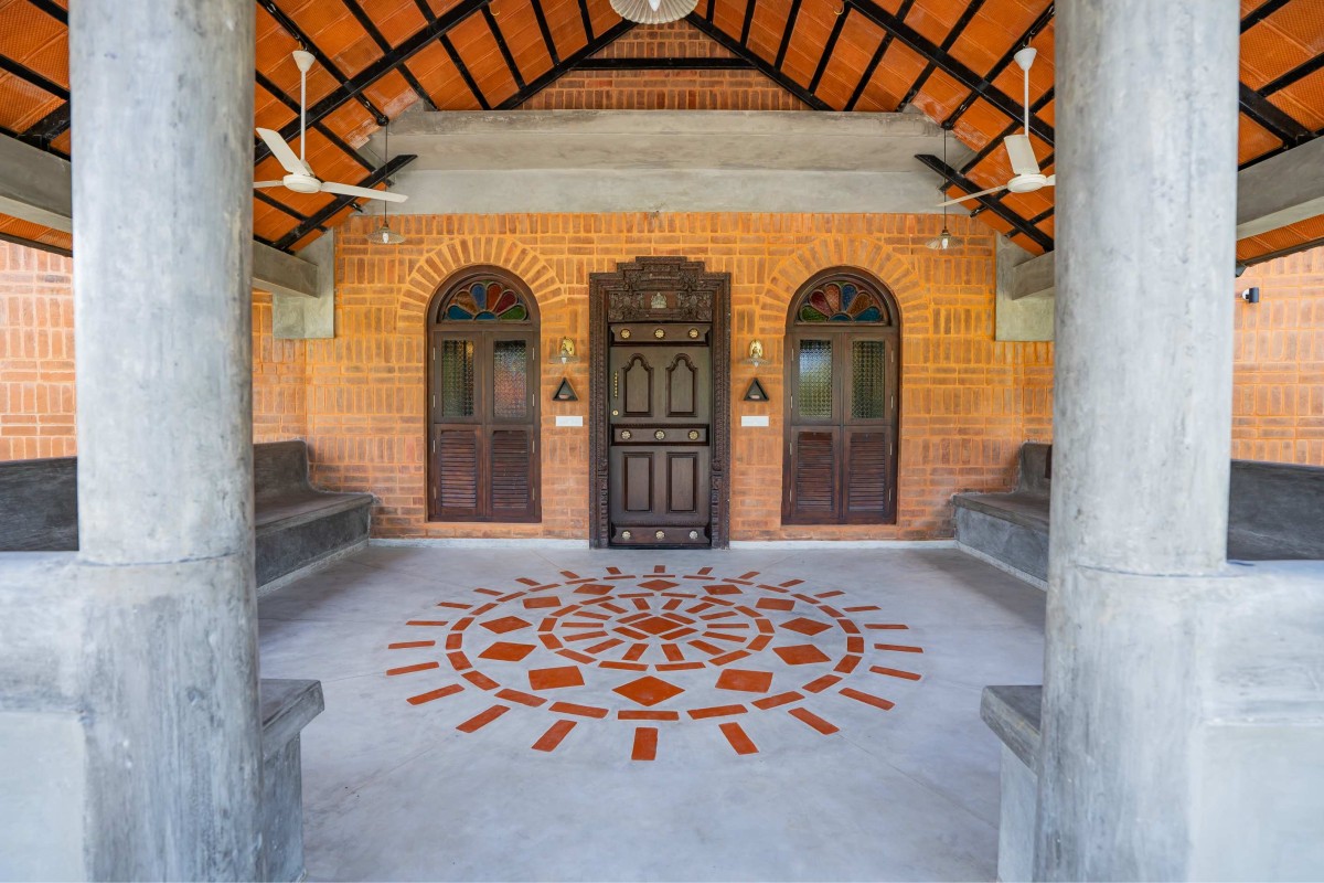 Verandah of Lakshmi Farm House by RP Architects