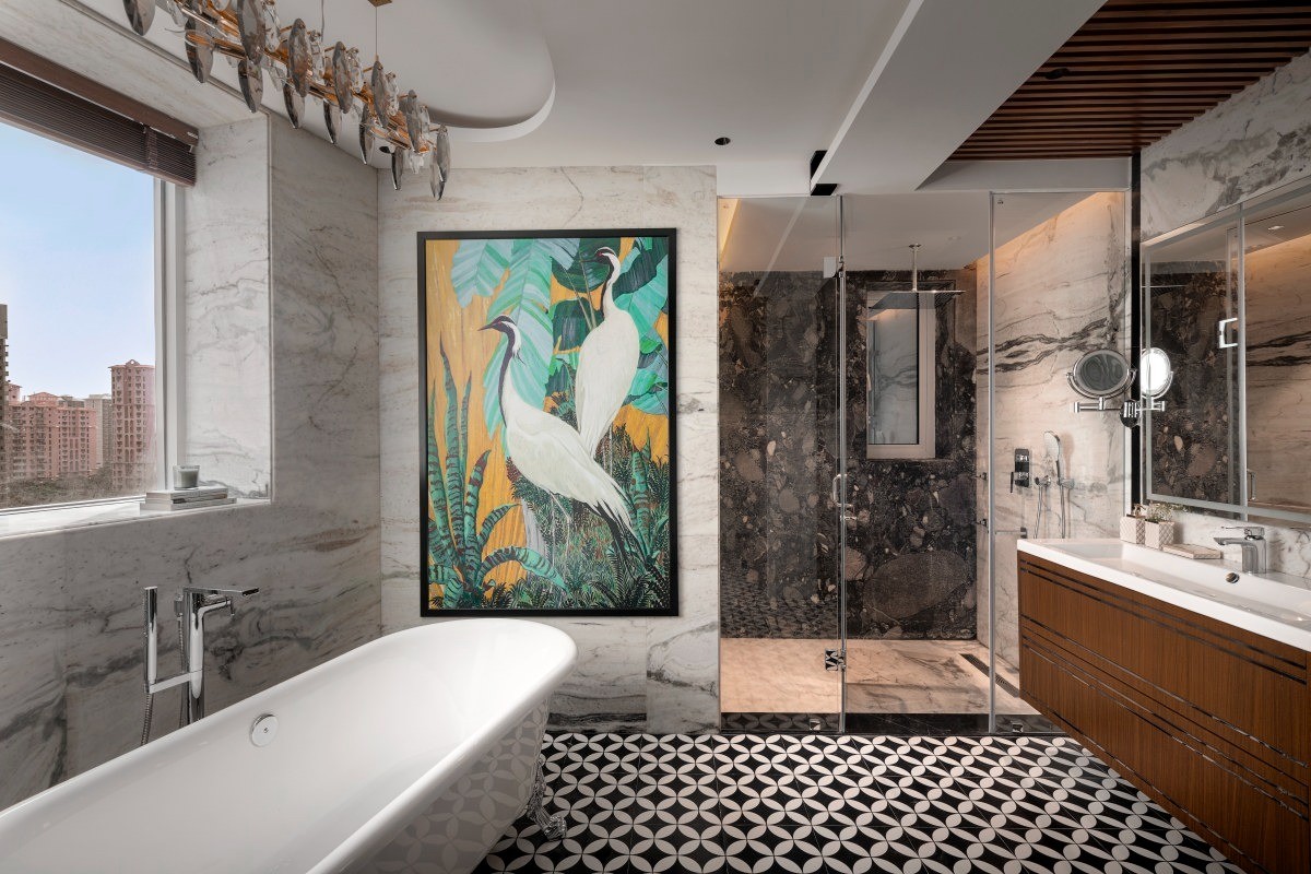 Master Toilet of Apartment Pinnacle by FOA Design Studio