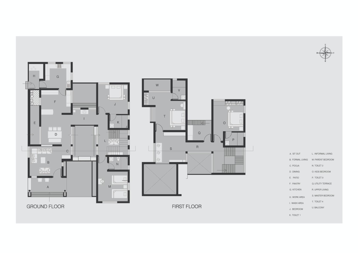 Plans of Oolam by Nestcraft Architecture