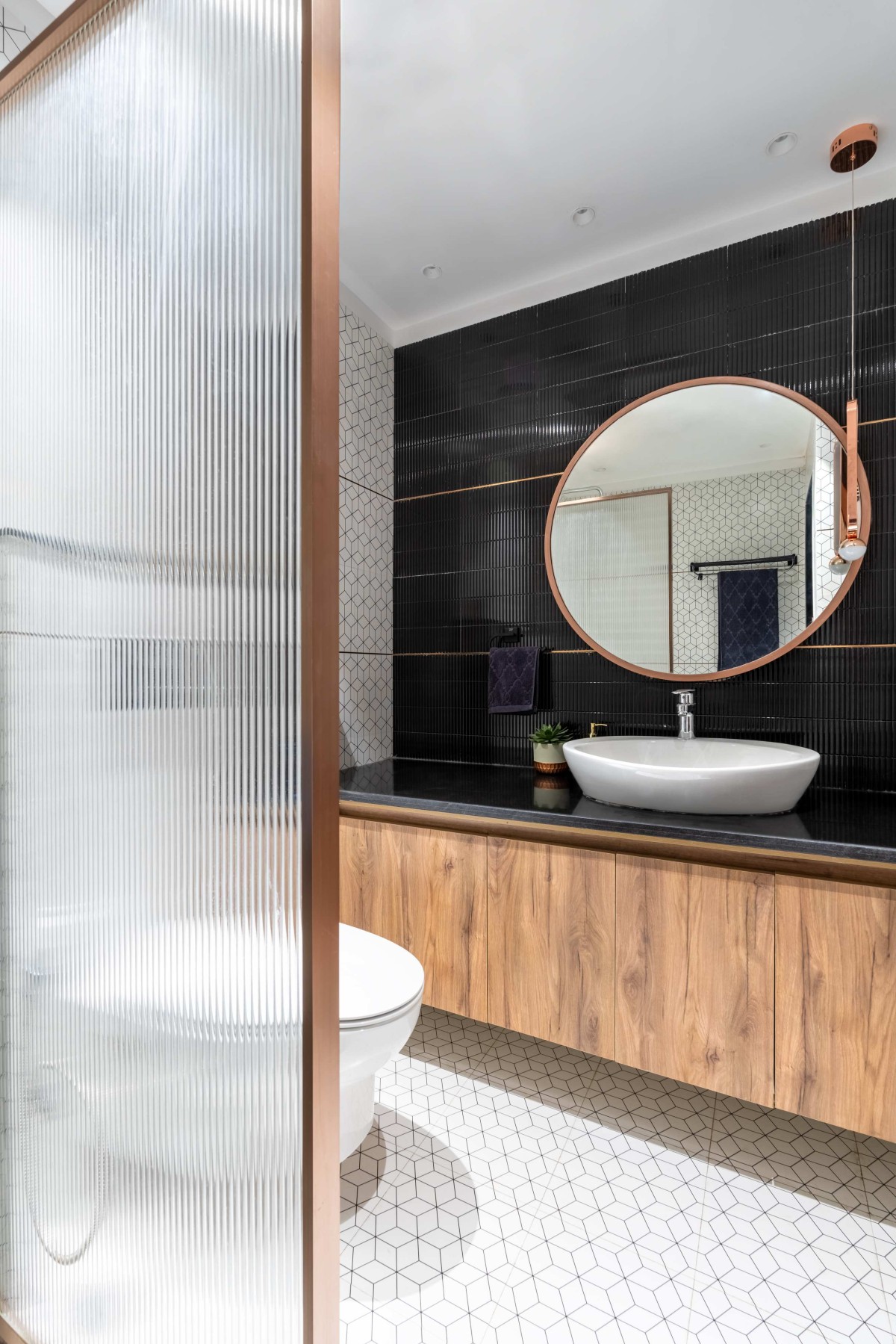 Toilet of House of Harmony by Storey Tellers Design Studio