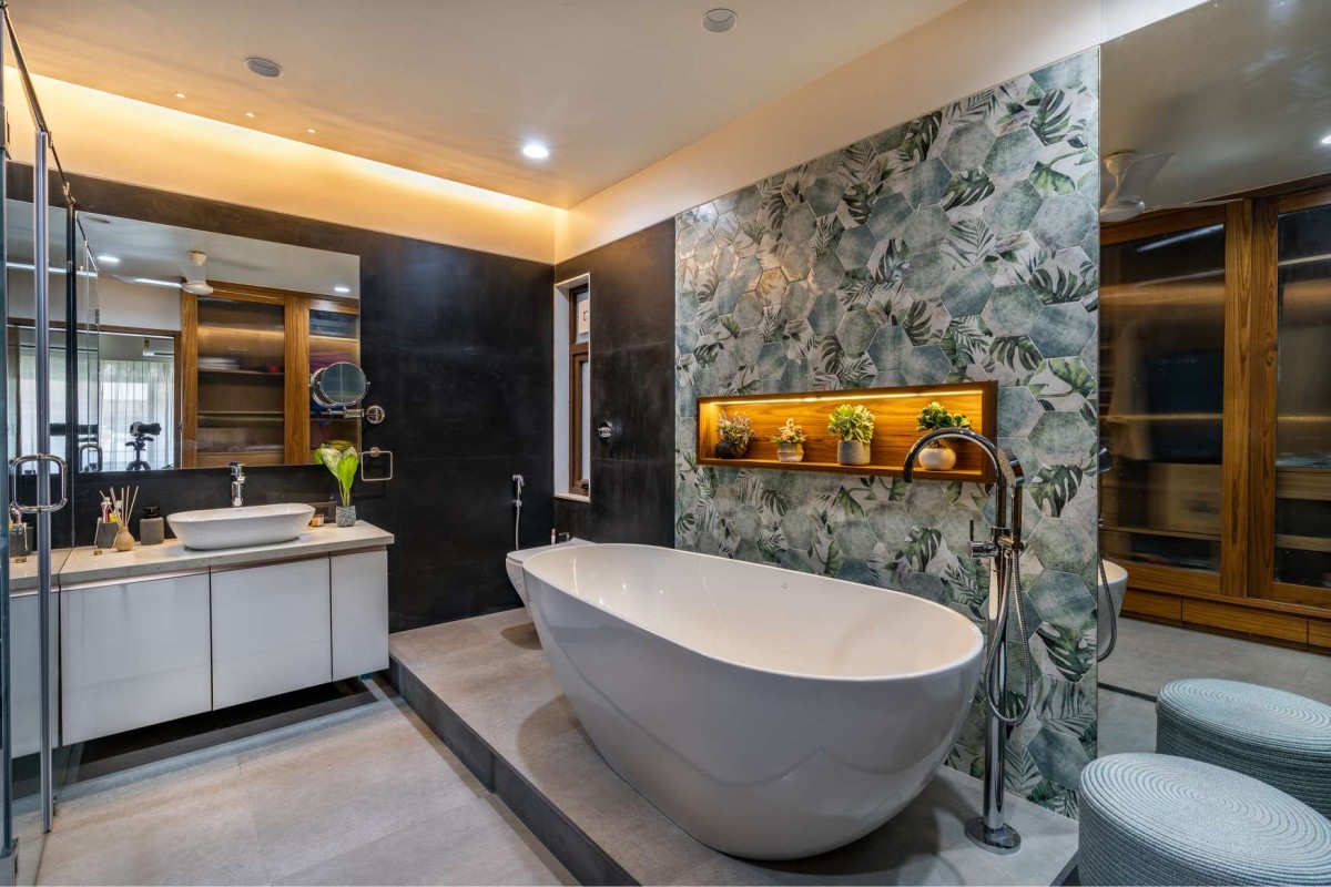 Bathroom of The Tranquil Mosaic by Align Studio