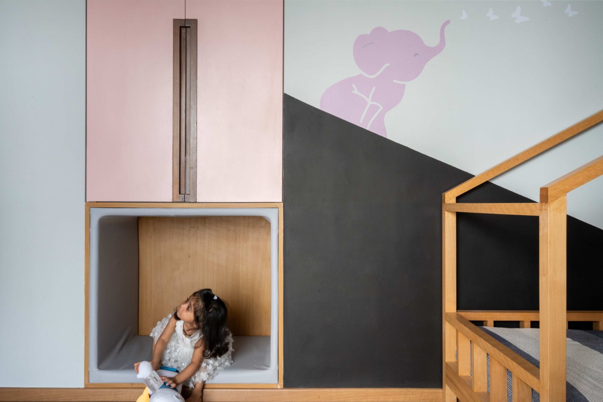 Kids Bedroom of Hygge Home by Studio TAB