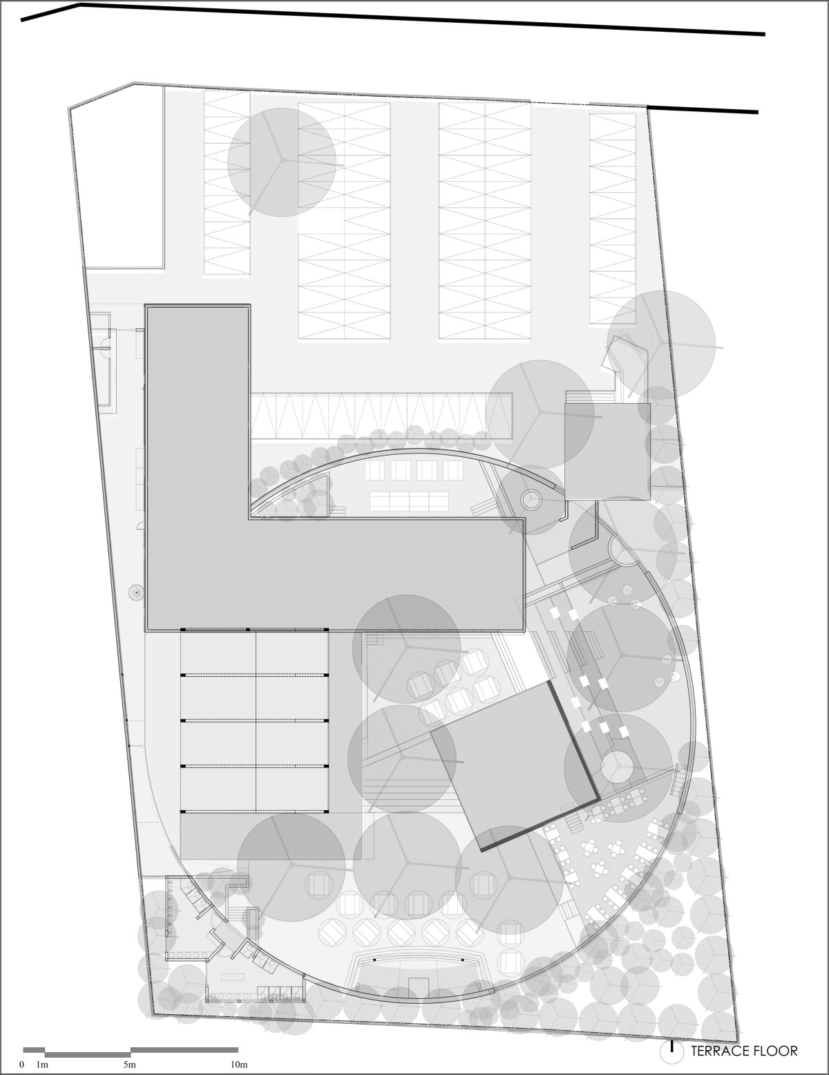 Terrace Floor Plan of Zero40 by 23 Degrees Design Shift