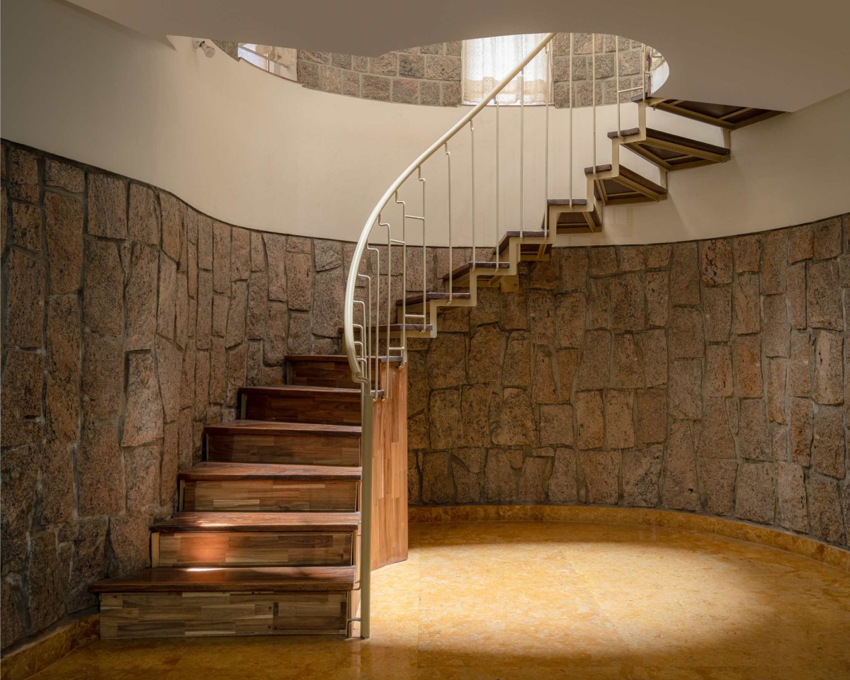 Staircase of Ambara House by Wright Inspires