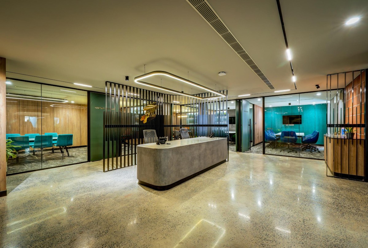 Reception area of Cap-Index by Creatabar Interior Architecture