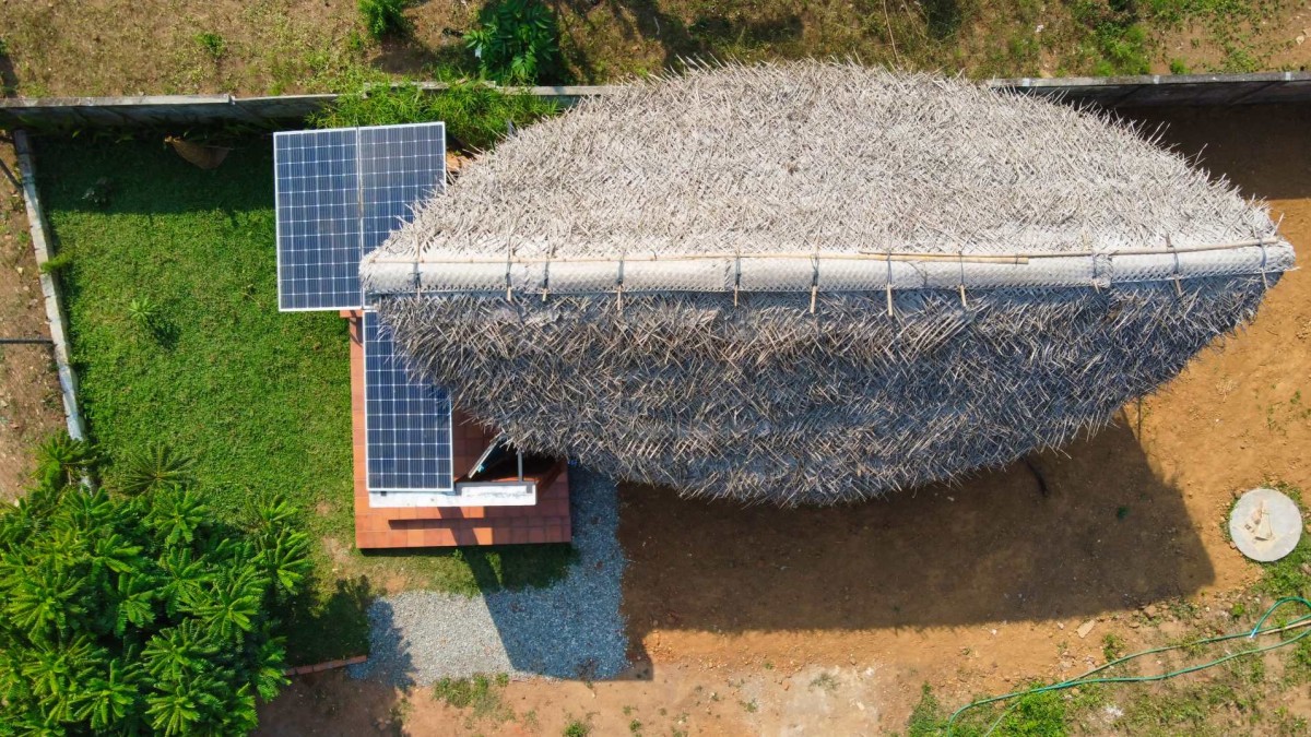 Roof-top view of Co Home by Walls N Voids Atelier