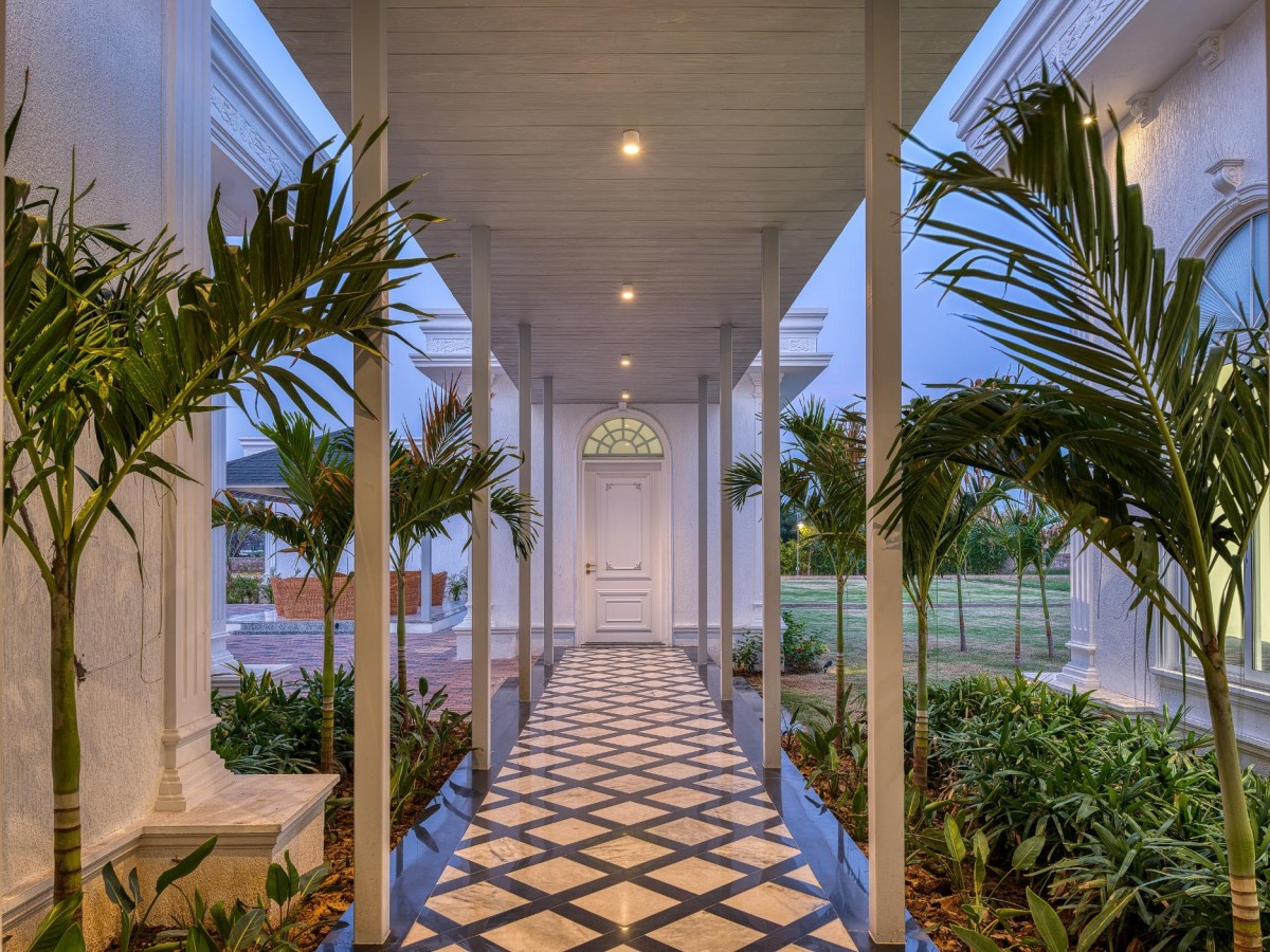 Covered Walkway of Office For Fortune Group by Outline Studios